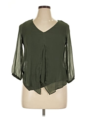 AB Studio 3/4 Sleeve Blouse (view 1)