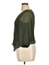 AB Studio 100% Polyester Green 3/4 Sleeve Blouse Size XL - photo 5