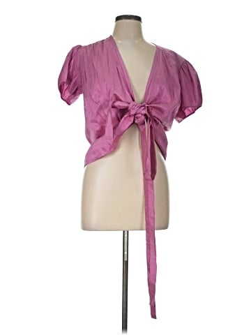 Calypso by Christiane Celle Short Sleeve Blouse (view 1)