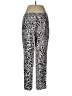Cache Animal Print Silver Casual Pants Size 8 - photo 2