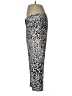 Cache Animal Print Silver Casual Pants Size 8 - photo 5