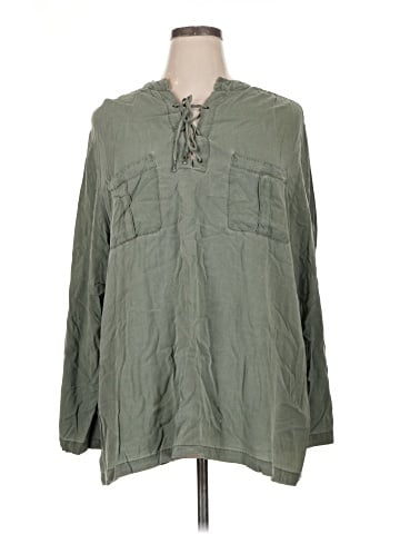 Just Living Long Sleeve Blouse (view 1)