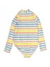 Crewcuts Stripes Pink One Piece Swimsuit Size 3 - photo 2