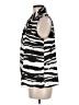 Tahari by ASL Animal Print Black Sleeveless Blouse Size M - photo 5