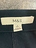M&S Solid Blue Casual Pants Size 16 - photo 7
