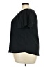 Peach 100% Polyester Black Short Sleeve Top Size 2X - photo 5