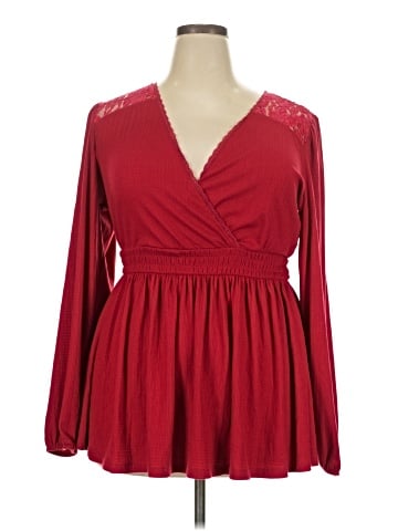 Torrid Long Sleeve Blouse (view 1)