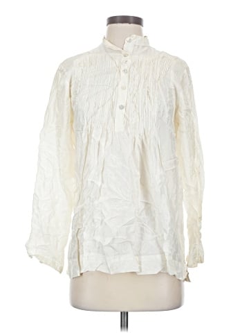 Chan Luu Long Sleeve Silk Top (view 1)
