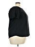 Peach 100% Polyester Black Short Sleeve Top Size 2X - photo 4