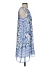 Max Studio 100% Polyester Print Blue Casual Dress Size S - photo 4