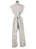 Luxology Stripes Ivory White Jumpsuit Size M - photo 2