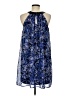 Charming Charlie 100% Polyester Print Blue Casual Dress Size M - photo 2
