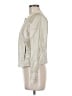 Etcetera 100% Polyurethane Metallic Ivory Jacket Size 6 - photo 5