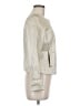 Etcetera 100% Polyurethane Metallic Ivory Jacket Size 6 - photo 4