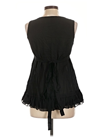 PureDKNY Sleeveless Silk Top (view 2)