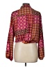 Drew 100% Polyester Burgundy Long Sleeve Blouse Size L - photo 2