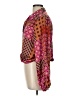 Drew 100% Polyester Burgundy Long Sleeve Blouse Size L - photo 5