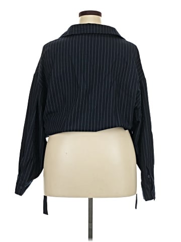 Flat White Long Sleeve Blouse (view 2)