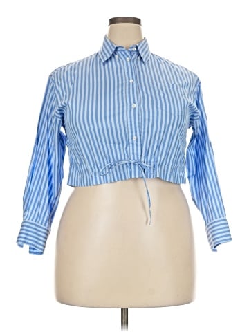 Sandro 3/4 Sleeve Button-Down Shirt (view 1)