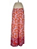Jessica Simpson Floral Orange Casual Pants Size L - photo 1