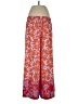 Jessica Simpson Floral Orange Casual Pants Size L - photo 2