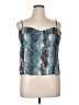 PrettyLittleThing 100% Polyester Teal Sleeveless Blouse Size 16 - photo 1