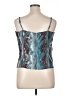 PrettyLittleThing 100% Polyester Teal Sleeveless Blouse Size 16 - photo 2