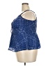 Torrid Blue Sleeveless Blouse Size 2X Plus (2) - photo 5