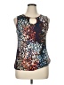By Design Blue Sleeveless Blouse Size XL - photo 1