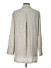 Free People 100% Polyester Silver Long Sleeve Blouse Size 10 - photo 2
