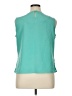 Notations Teal Sleeveless Blouse Size XL - photo 2