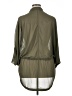 Chico's Green 3/4 Sleeve Button-Down Shirt Size XL Petite (3) - photo 2