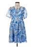 MSK Paisley Blue Casual Dress Size S (petite) - photo 1
