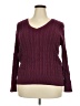 St. John's Bay Burgundy Pullover Sweater Size 2X - photo 1