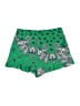 Zara Basic 100% Polyester Paisley Green Shorts Size L - photo 2