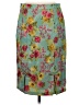 Yoana Baraschi Floral Teal Casual Skirt Size 6 - photo 2