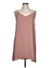 Topshop 100% Polyester Solid Brown Casual Dress Size 10 - photo 1