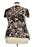 DressBarn Brown Short Sleeve Blouse Size 2X - photo 2