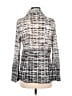 David Cline Metallic Silver Long Sleeve Blouse Size M - photo 2