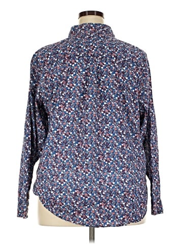 St. John's Bay Long Sleeve Button-Down Shirt (view 2)