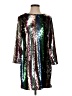 Sanctuary 100% Polyester Metallic Silver Cocktail Dress Size S - photo 1