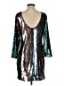 Sanctuary 100% Polyester Metallic Silver Cocktail Dress Size S - photo 2