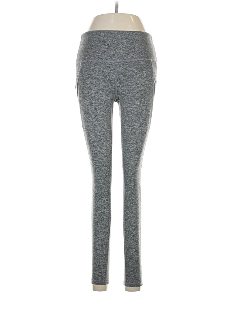 Pre-owned Zobha Yoga Pants In Gray
