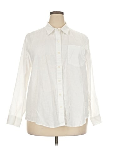 Gap Long Sleeve Button-Down Shirt (view 1)
