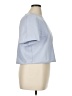 Express Blue Short Sleeve Top Size XL - photo 4