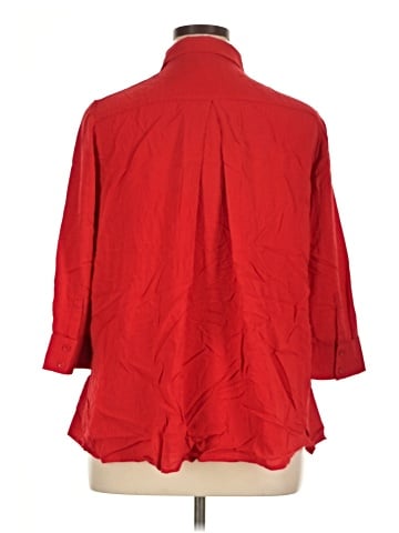 Jones New York Sport 3/4 Sleeve Button-Down Shirt (view 2)