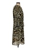 NYDJ 100% Polyester Animal Print Brown Casual Dress Size S - photo 4