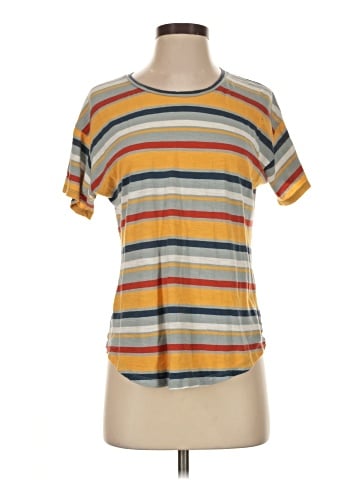 Madewell Whisper Cotton Crewneck Tee in Carlsbad Stripe (view 1)
