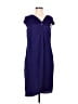Max Mara Solid Purple Cocktail Dress Size M (estimated) - photo 1
