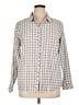 Croft & Barrow Checkered-gingham Gray Long Sleeve Button-Down Shirt Size XL - photo 1